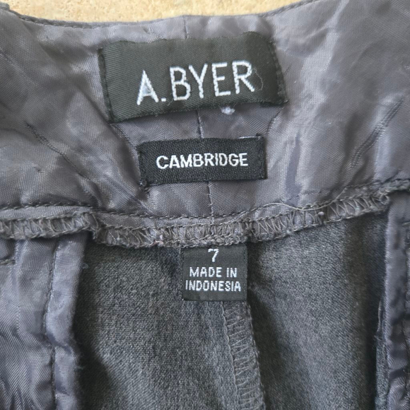 A. Byer Gray Dress Pants Size 7 - Picture 3 of 4
